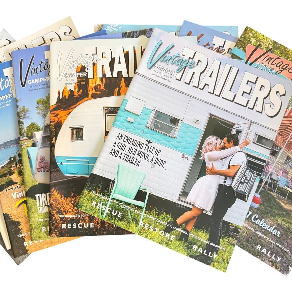 Vintage Trailer Magazine Lot Retro Camper Airstream RV Restoration - Picture 3 of 5